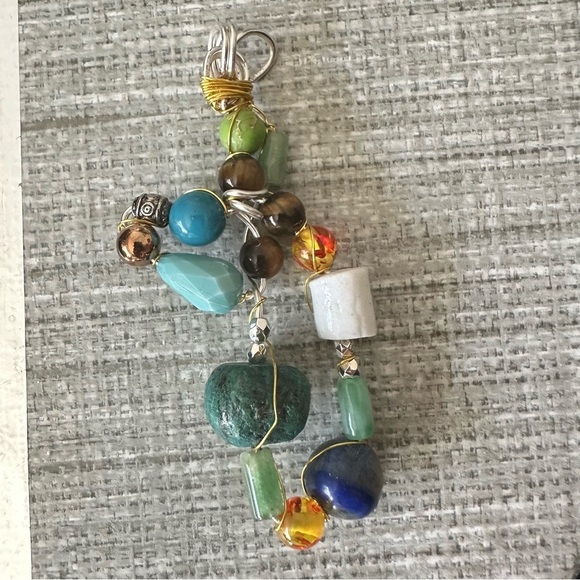 Colorful Beaded Women's Necklace Pendant 1600 Y - Picture 8 of 10